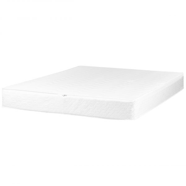 Beliani Capa para Colchão de Água em Algodão Branco 160 x 200 cm com Fecho de Correr