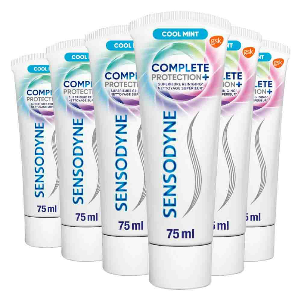 6x Sensodyne Tandpasta Complete Protection + Cool Mint75 ml