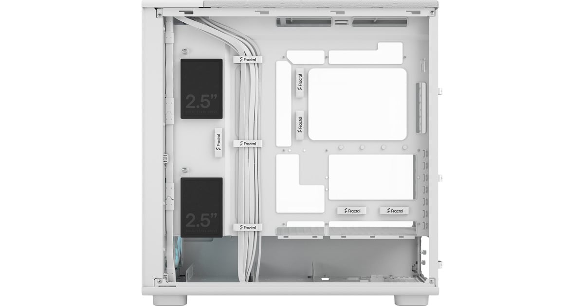 Fractal DesignEpoch XL TG RGB midi tower behuizing  (Wit | 2x USB-A | 1x USB-C | RGB | Tempered Glass)