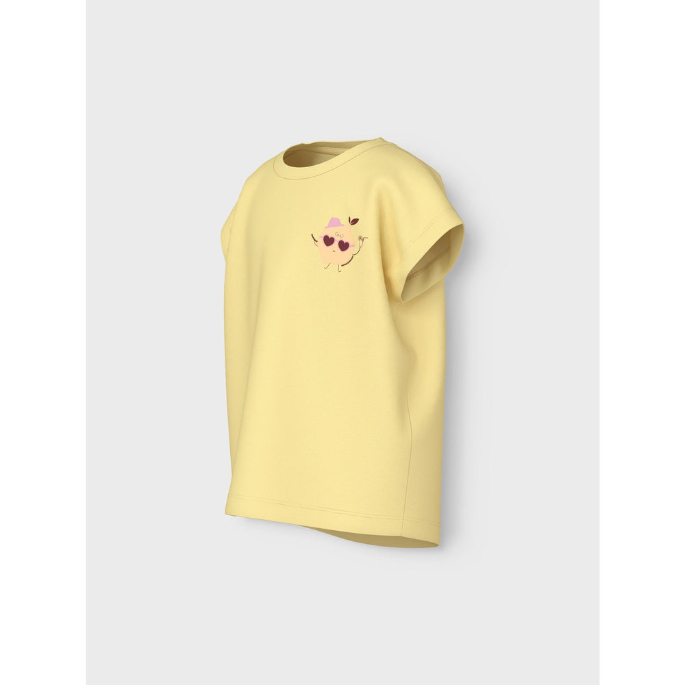 Køb Name It Lemon Meringue Lemon Varutti Capsl Loose T-Shirt
