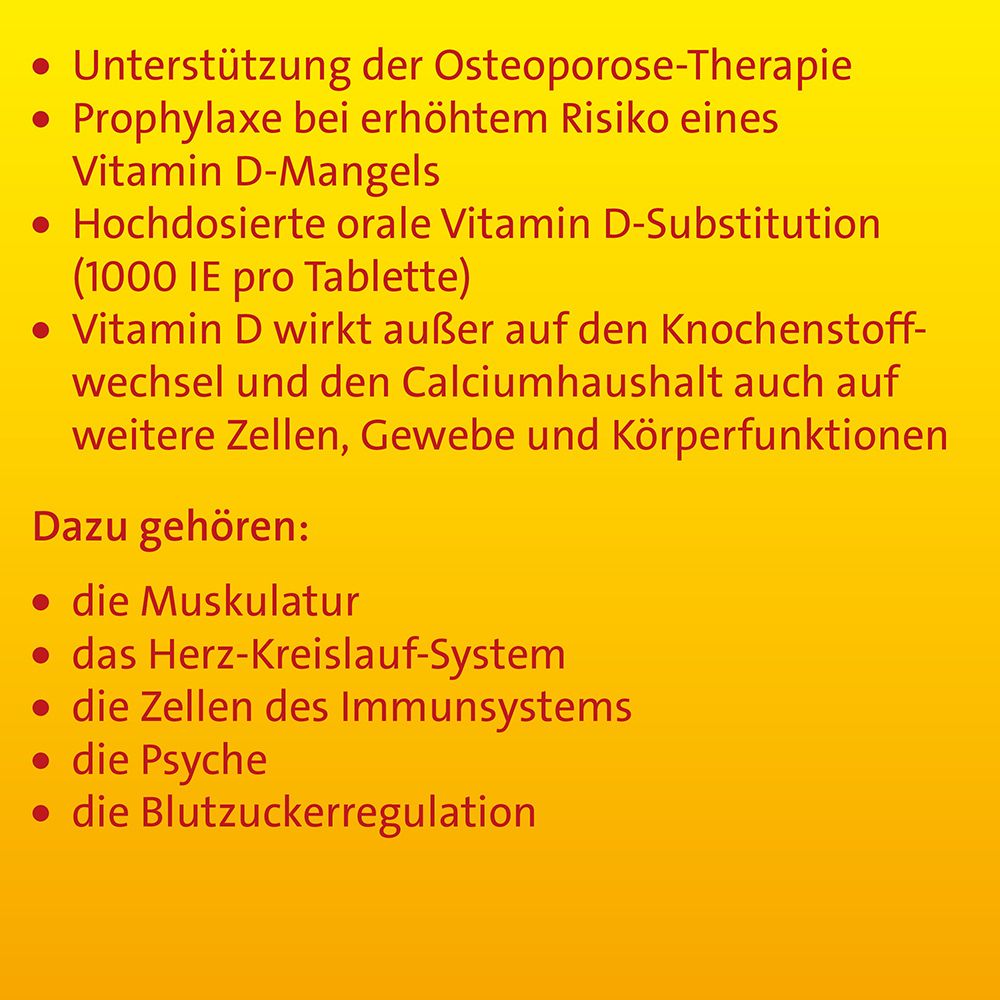 VITAMIN D3 HEVERT® 1000 IE*