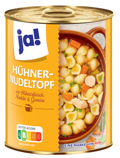 Ja! Hühner Nudeltopf 800g MHD:18.10.27