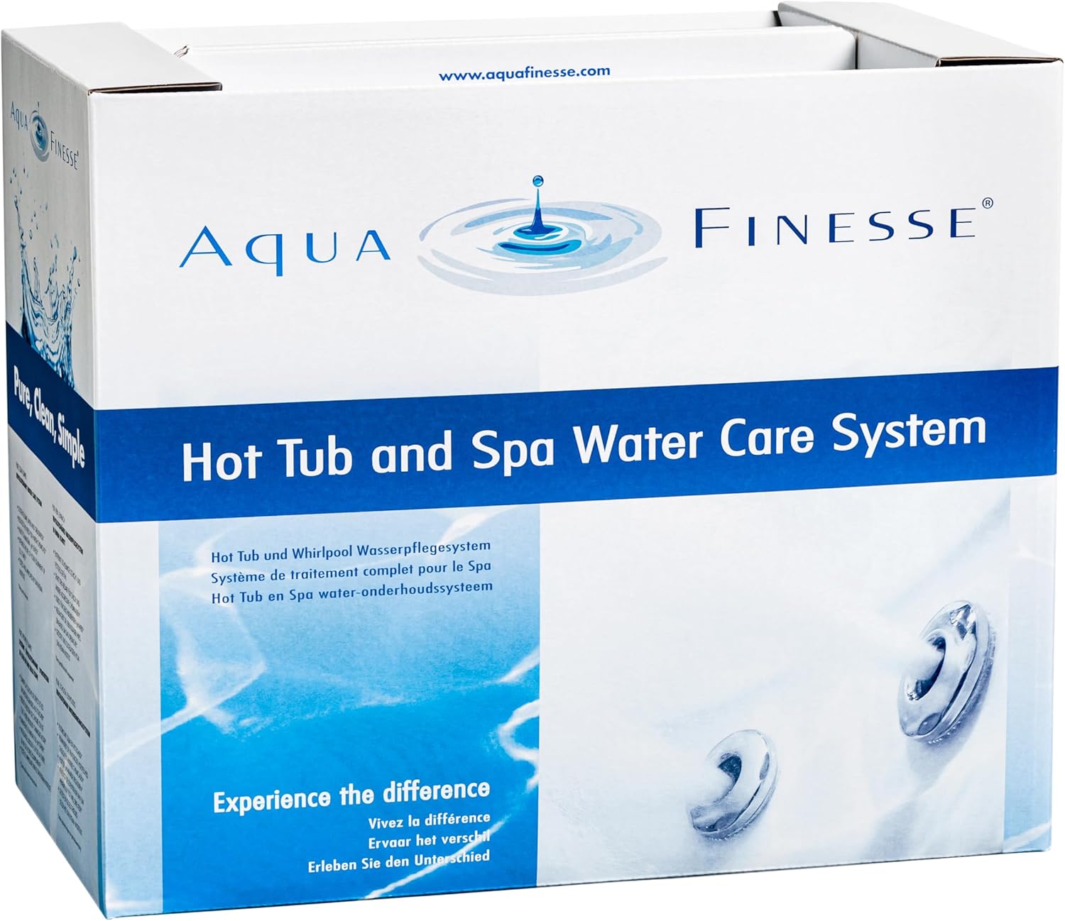 Aquafinesse & Chlorgranulat | Whirlpool Spa umweltfreundliche hautfreundliche Wasseraufbereitung