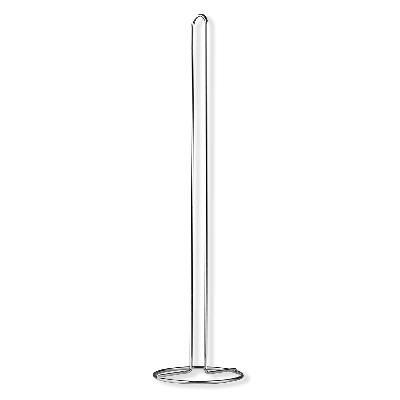 Toilettenrollenhalter - Metall - verchromt - 56 cm hoch