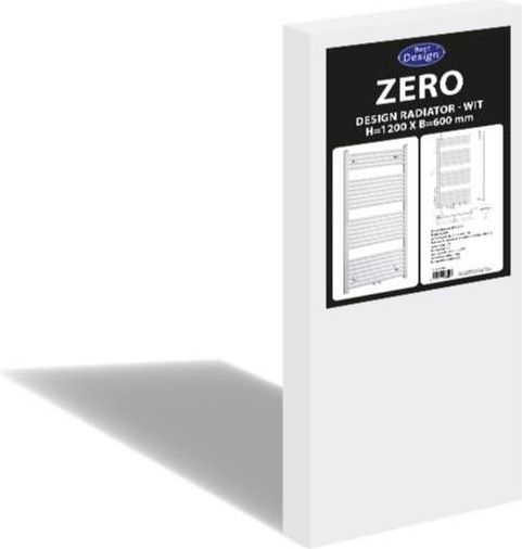 Best Design - Zero-White Radiator - Wit - Staal - Midden Onderaansluiting