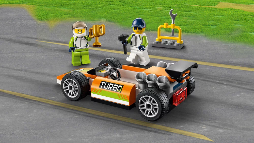 LEGO®CITY 60322 - LA VOITURE DE COURSE