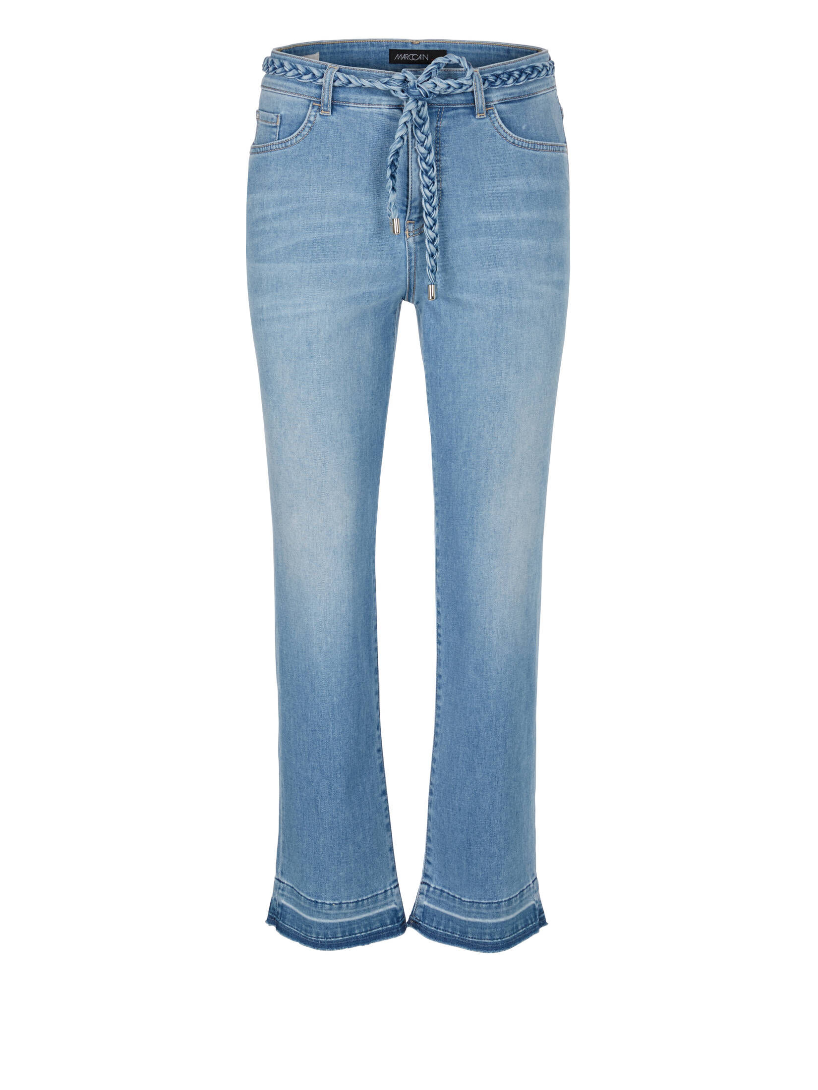 Marc Cain| Damen Jeans FYLI Straight Leg verkürzt