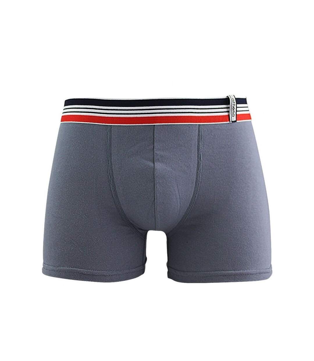 ATHENA Boxer Homme Coton EASY COLOR Gris Chiné