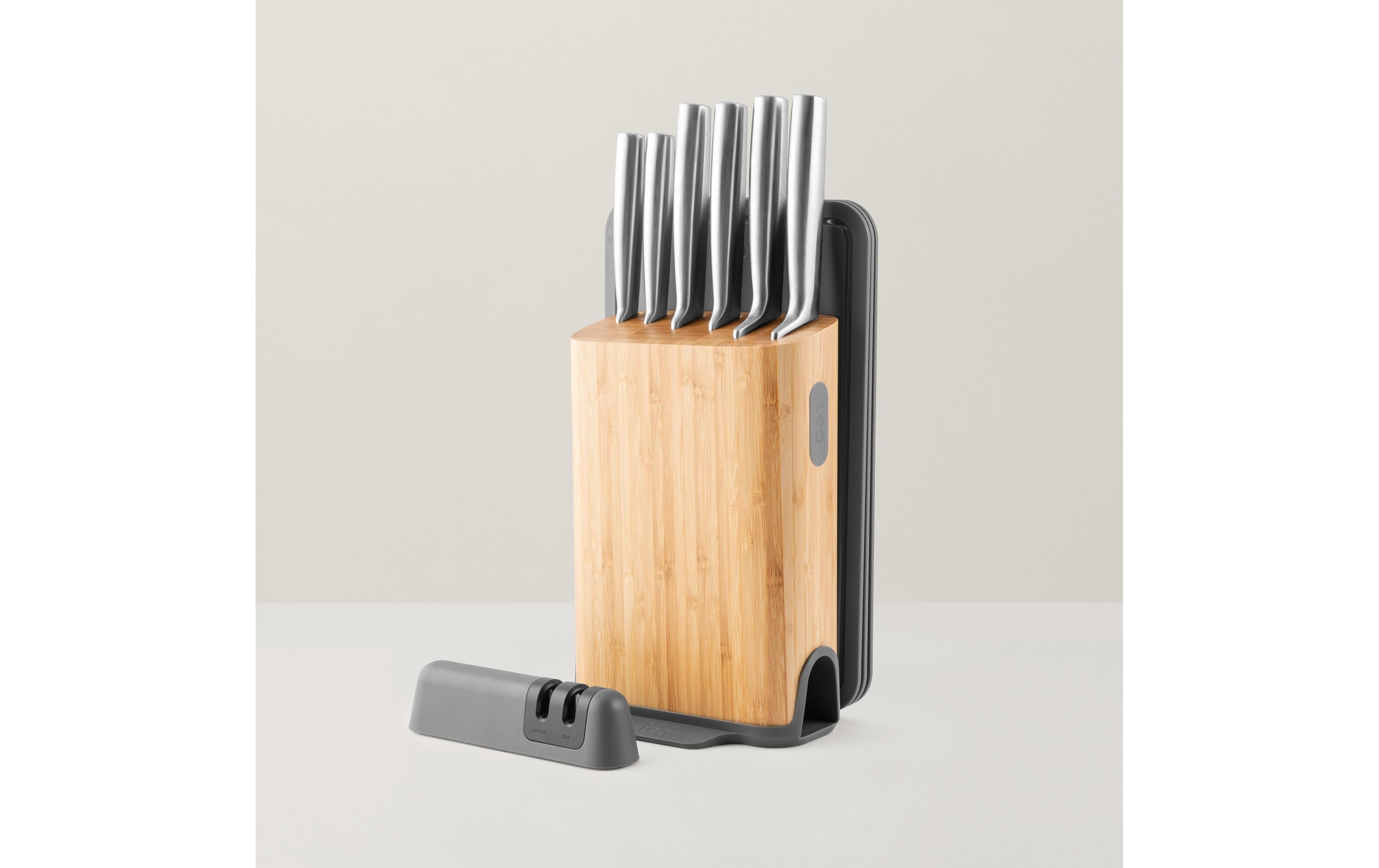 Messerblock-Set mit Messer Leo Legacy 11-teilig, HellbraunMesserblock mit Messer Set