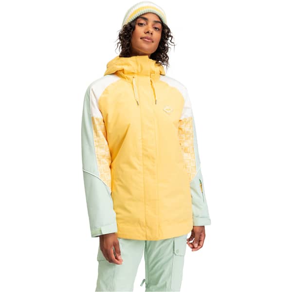 Veste de ski ROXY HIGHRIDGE HOODIE SNJT SUNSET GOLD