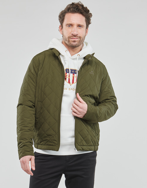 Gant - QUILTED WINDCHEATER - Kaki
