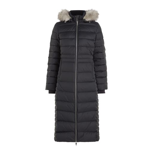Tommy Hilfiger Tyra Down Maxi Jakke, Sort, XS