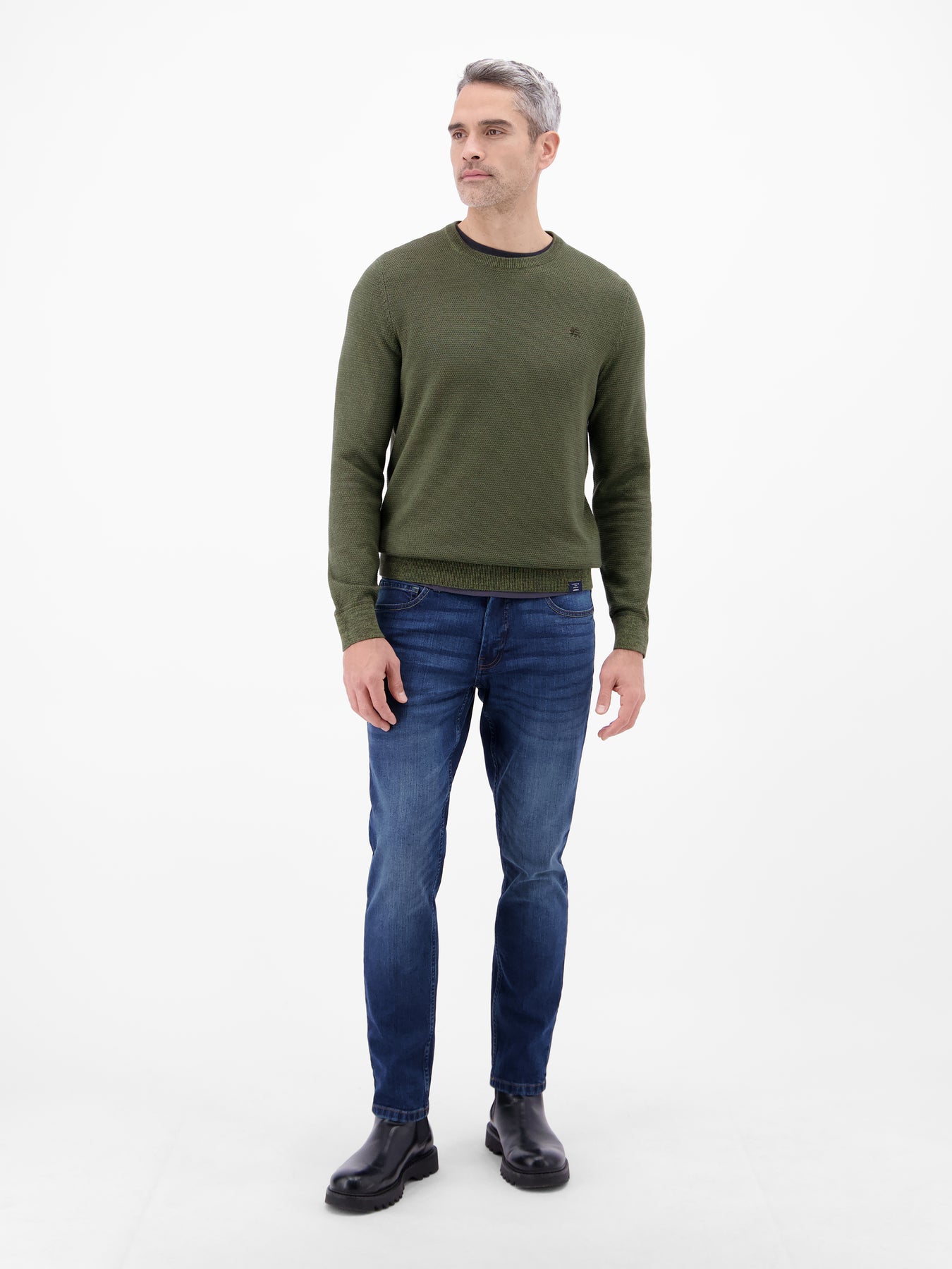 Herren Strickpullover in Twist-Struktur