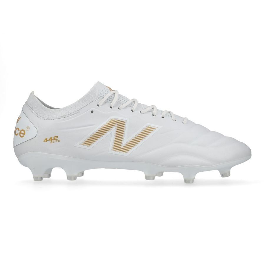 New Balance 442 V2 Elite FG 10 Year - Blanc/Doré