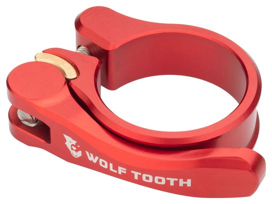 Collier de Selle à Serrage Rapide Wolf Tooth Seatpost Clamp Quick Release Rouge