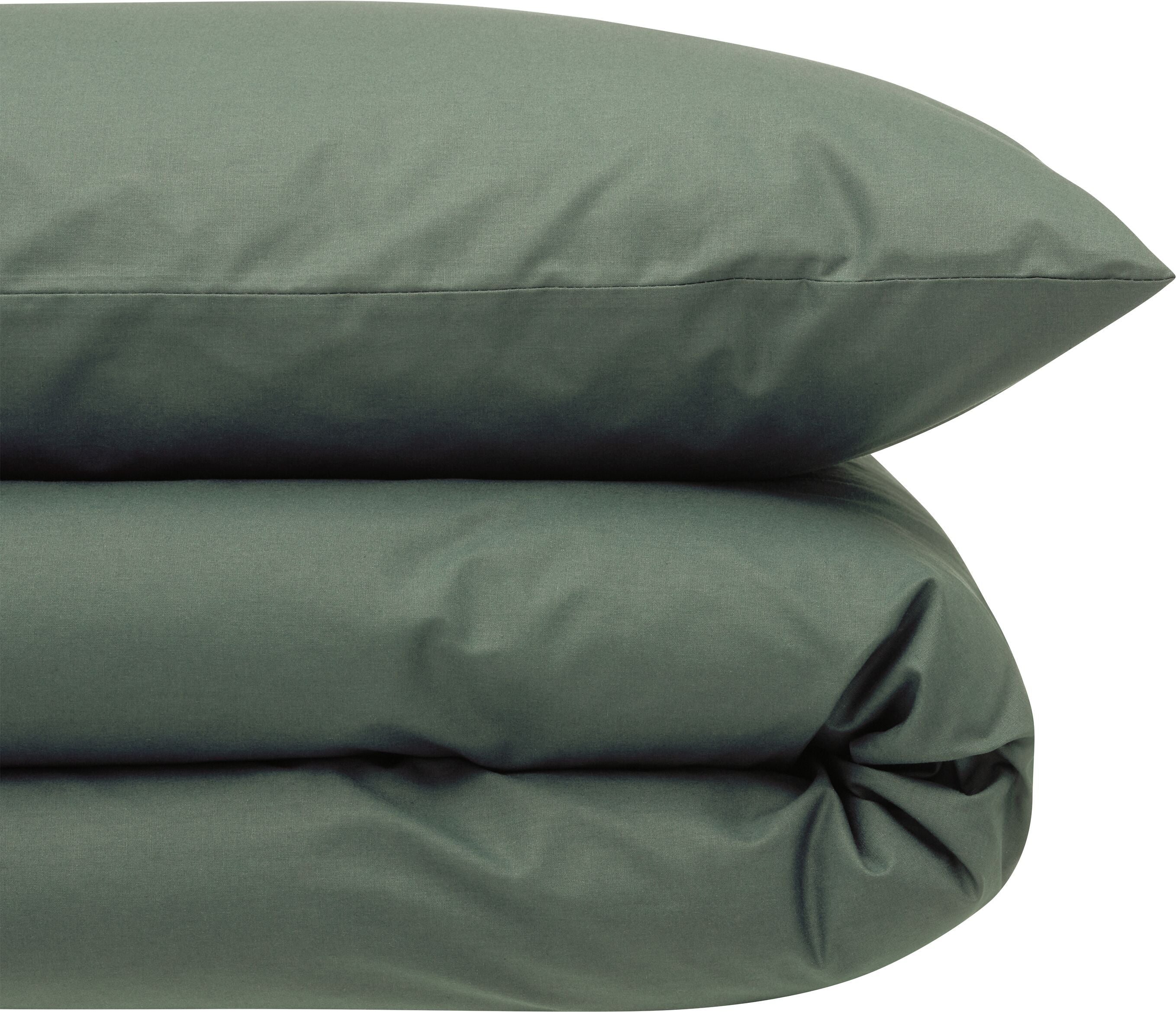 LINDRA Renforcé-Kissenbezug - Castor Gray / Duvetbezug - 160 x 210 cm