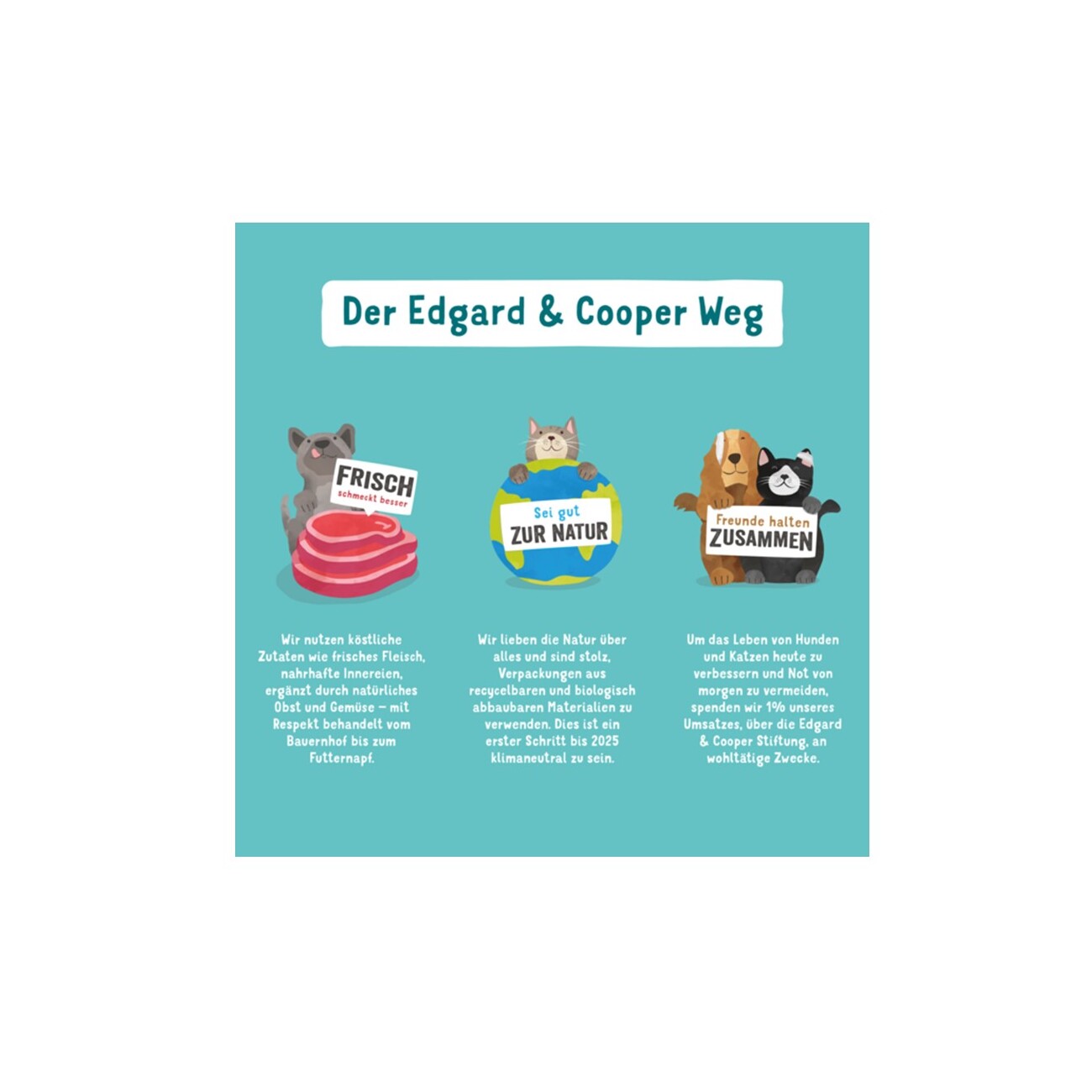 Edgard & Cooper Dental Sticks Erdbeere Minze S