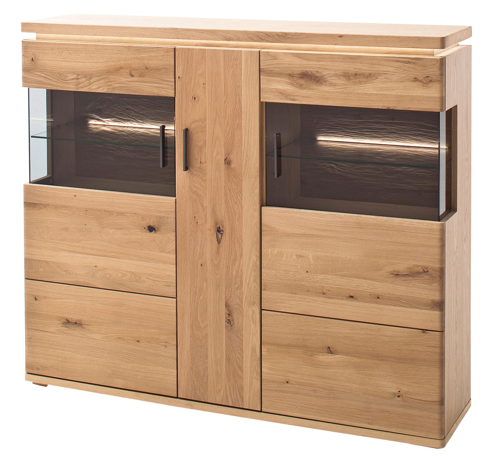 CASAVANTI Highboard BARCELONA 150 cm Balkeneiche bianco