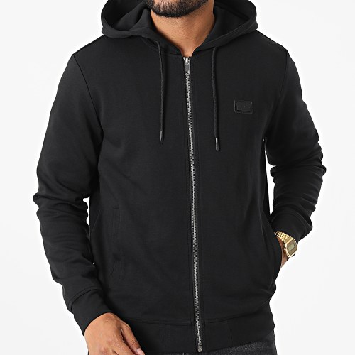 Sweat Zippé Capuche MMFL00892 Noir
