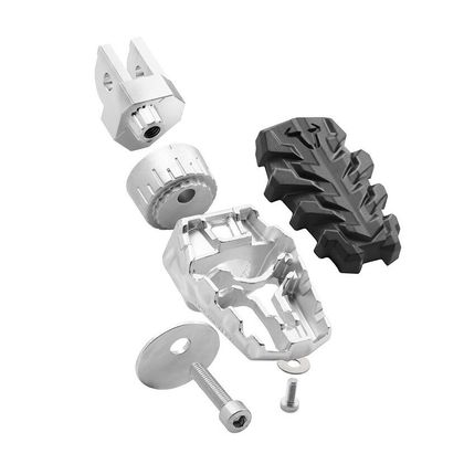 Repose-pieds SW-MOTECH EVO - Gris