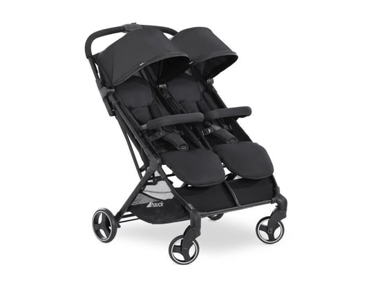 HAUCK - Poussette double swift x duo - noir