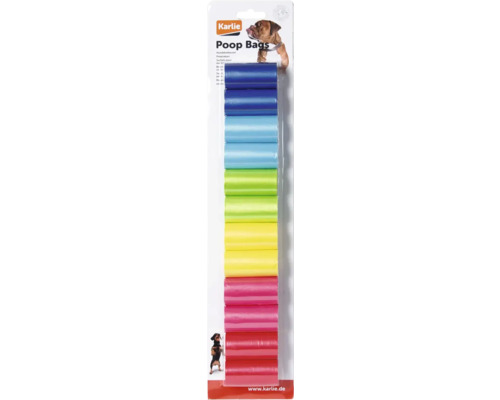 Karlie Poepzakjes Regenboog 12 x 20 stuks (240 zakjes)