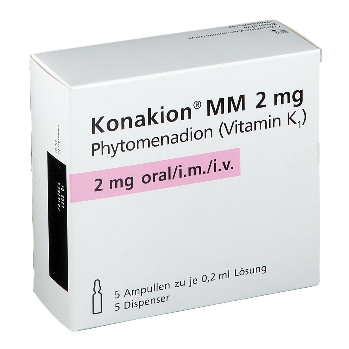 Konakion Mm 2 mg Ampullen