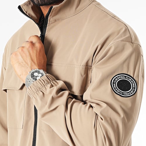 Ensemble Veste Zippée Et Pantalon Jogging 0032 0030 Beige