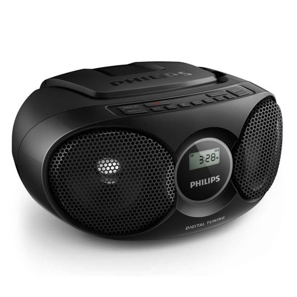 Philips Rádio / Leitor de CD Portátil Boombox Cd AZ215B/12 Black