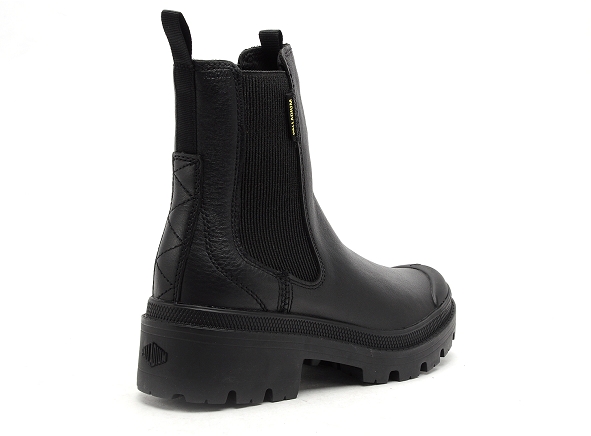 Palladium boots bottine plates femme pallabase chelseal th noir