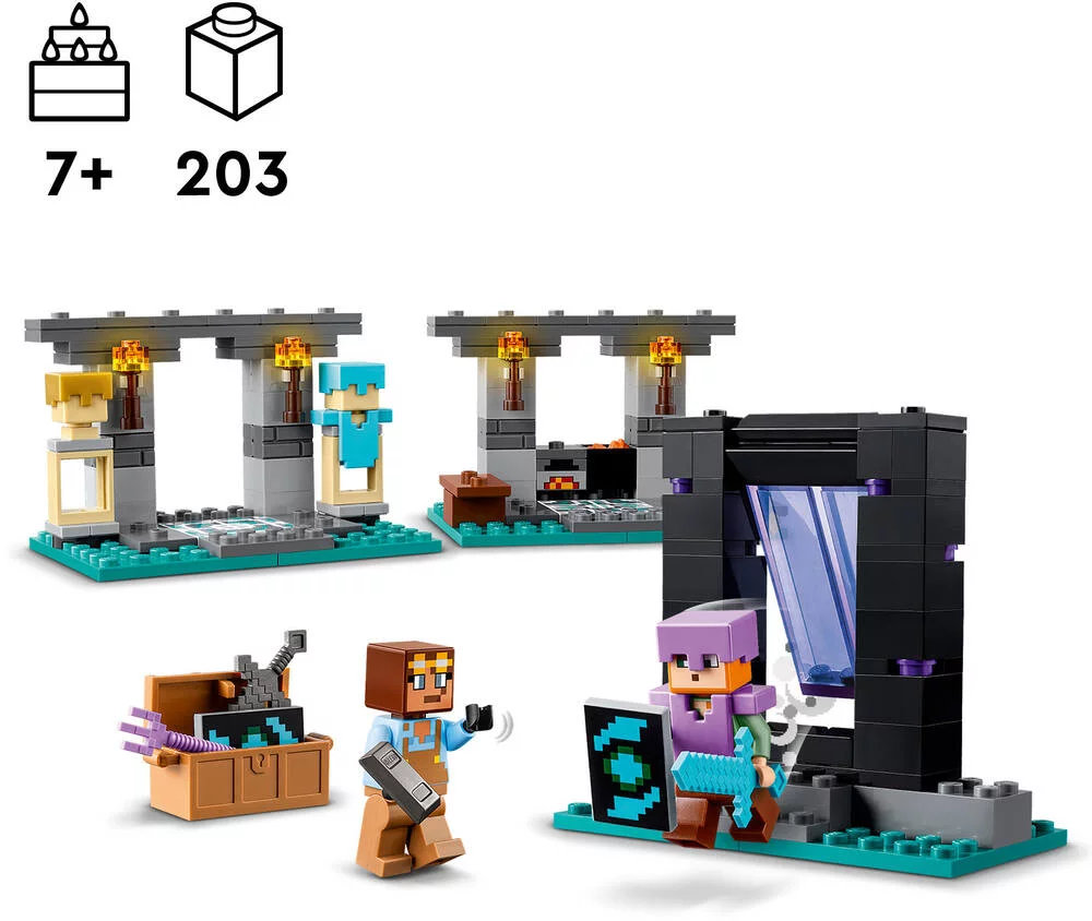 LEGO®MINECRAFT™ 21252 - L'ARMURERIE