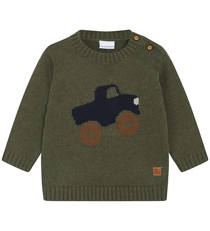 Hust and Claire Bluse - Strick - Pilou - Ivy Melange m. Monstert