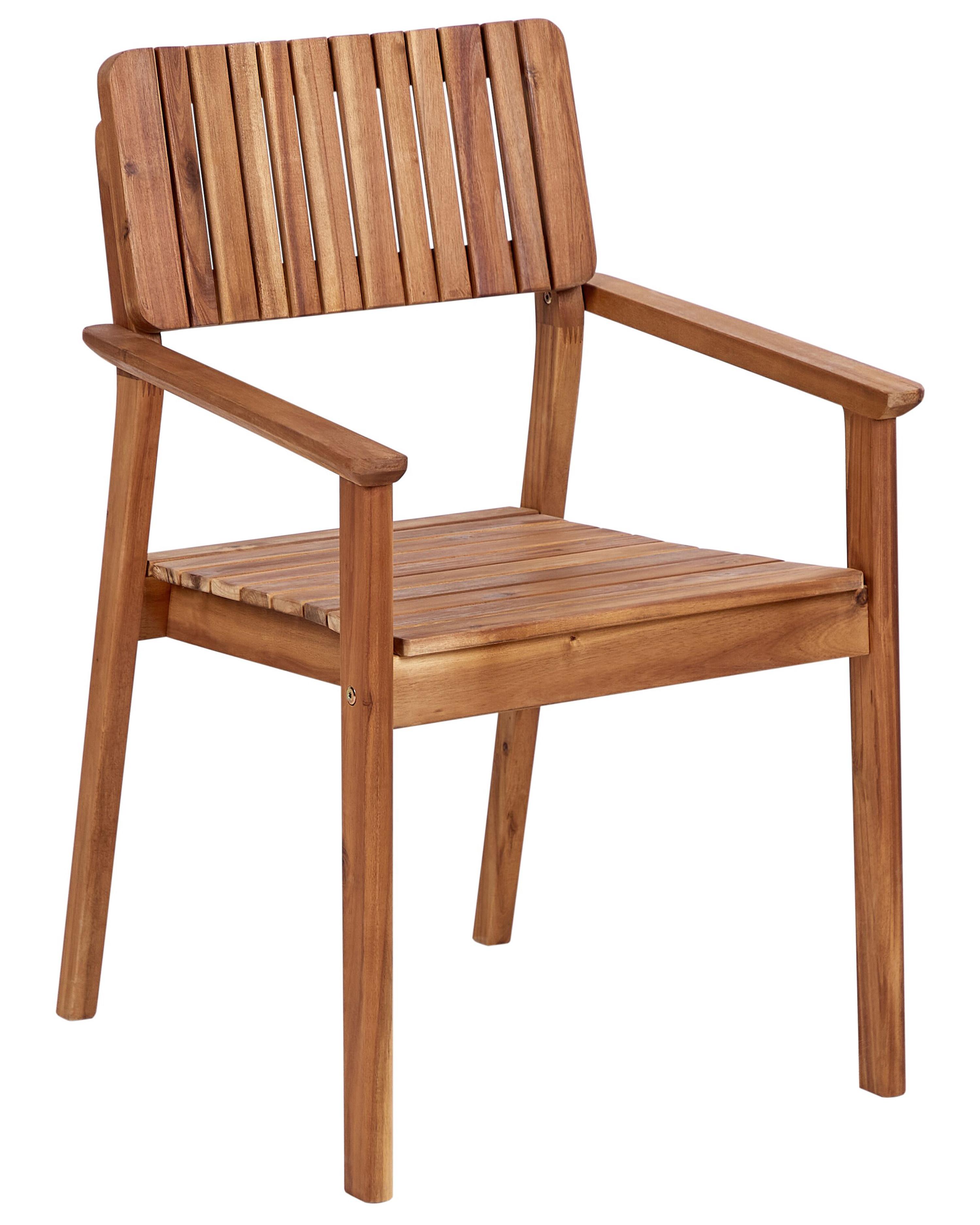 Set van 2 tuinstoelen AGELLO Acaciahout Bruin