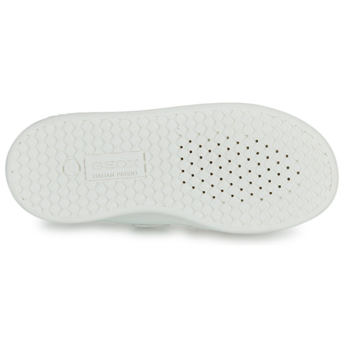 Geox - J ECLYPER GIRL - Blanc / Doré