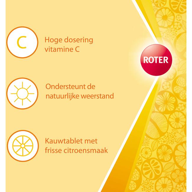 Roter Vitamine C 500 mg Citroen 50 tabletten