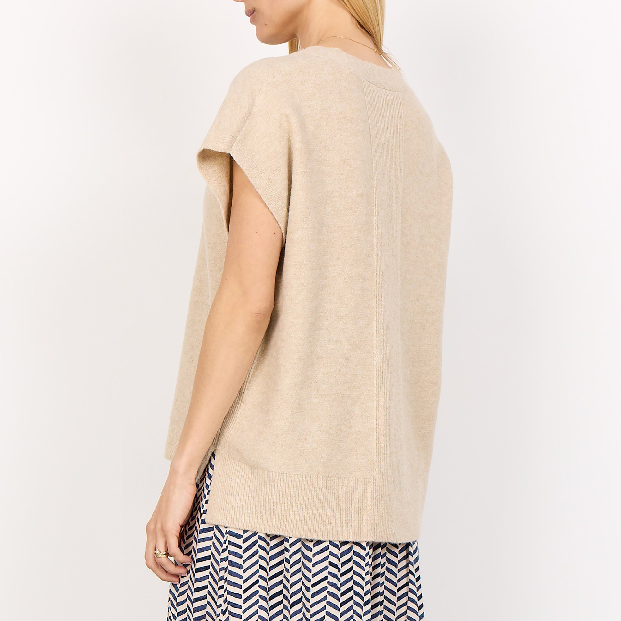 Gilet Femme beige