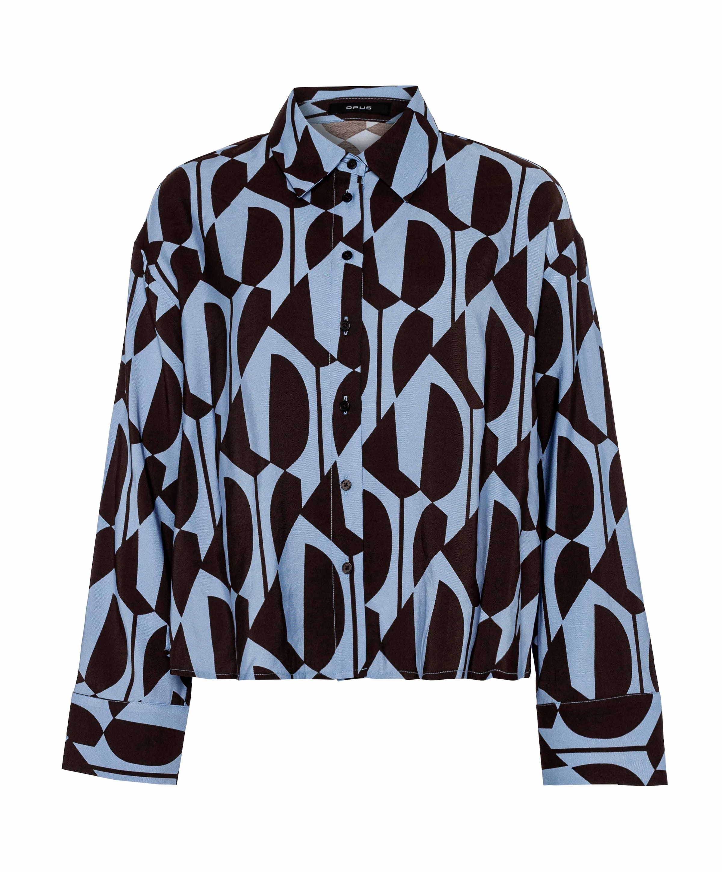 OPUS Dames blouse blauw