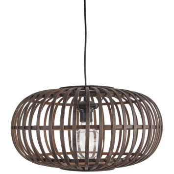 Hanglamp Indy bamboe bruin Ø44 cm