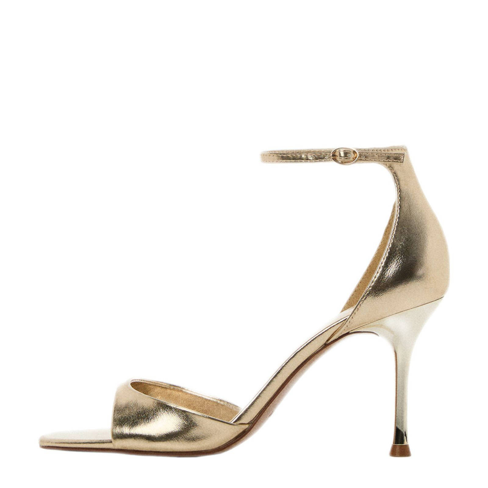 Mango sandalettes goud