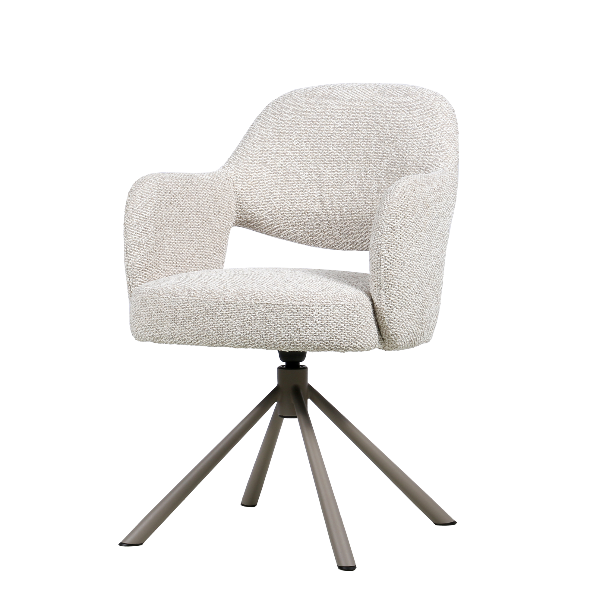 Giraffe draaistoel beige