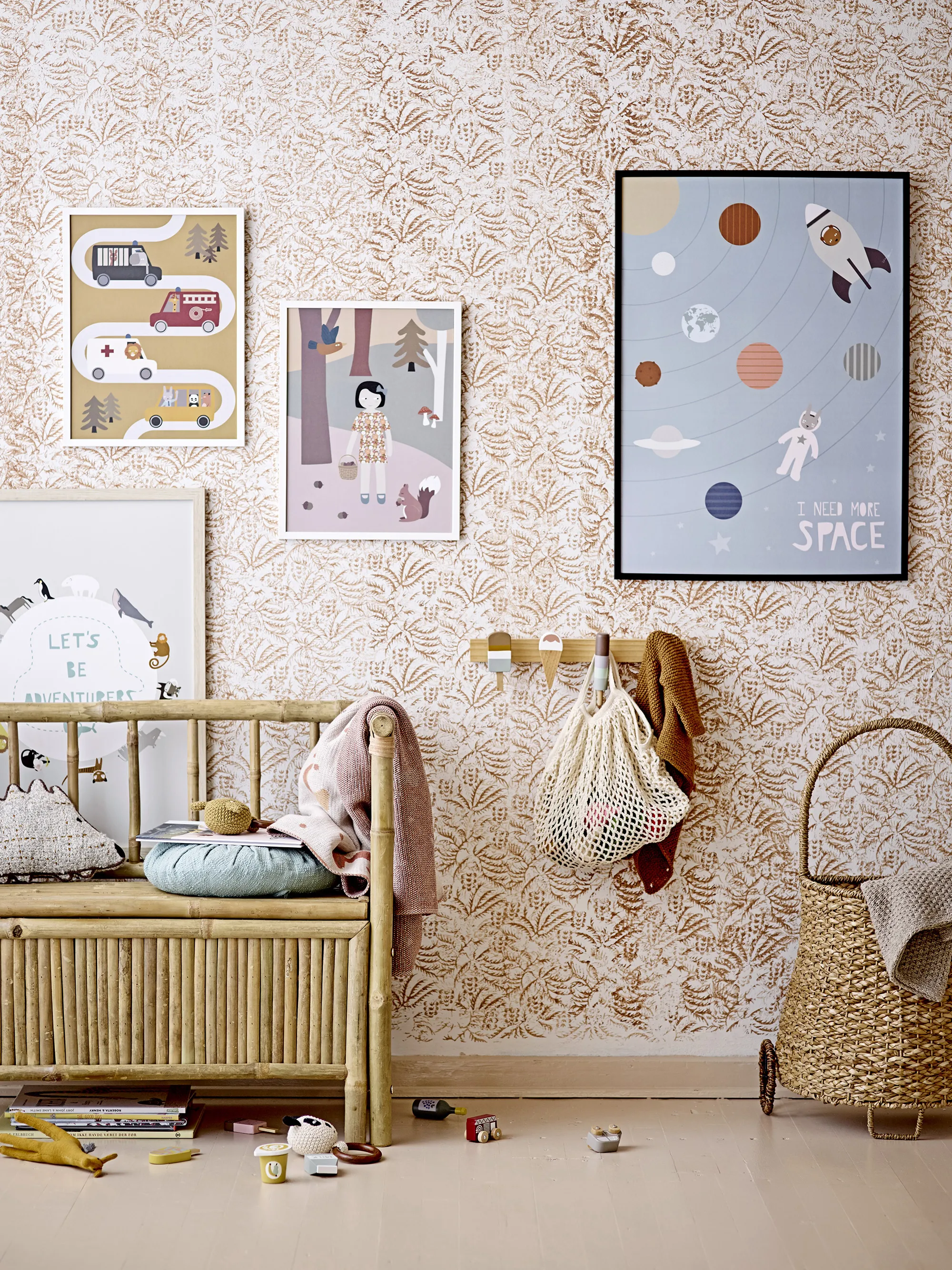 Bloomingville MINI Zyon Knagerække