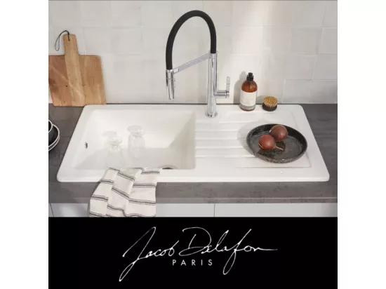 Evier à encastrer 1 bac JACOB DELAFON Gaspard