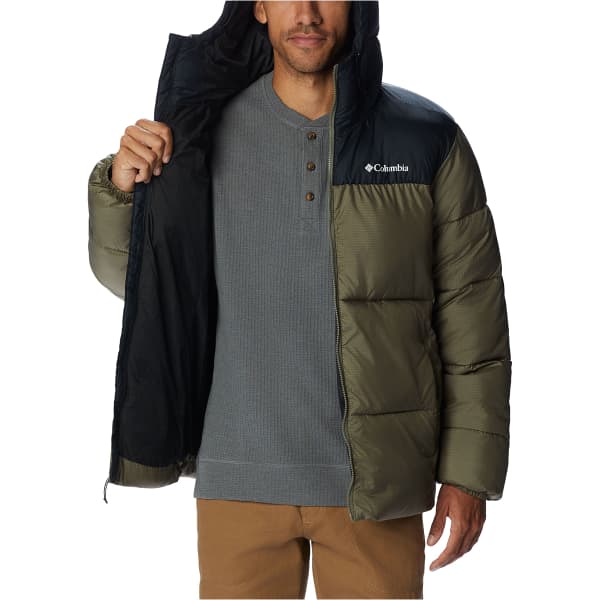 Doudoune COLUMBIA PUFFECT HOODED JACKET STONE GREEN/BLACK