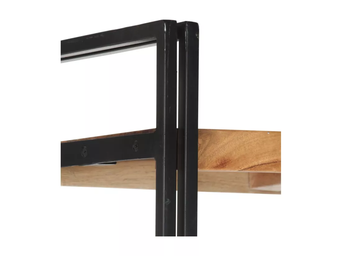 Bibliothèque à 5 niveaux 60x30x180 cm Bois d'acacia solide