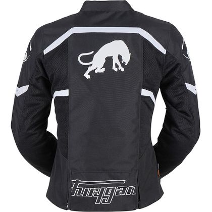 Blouson Furygan MYSTIC EVO VENTED - Noir / Blanc