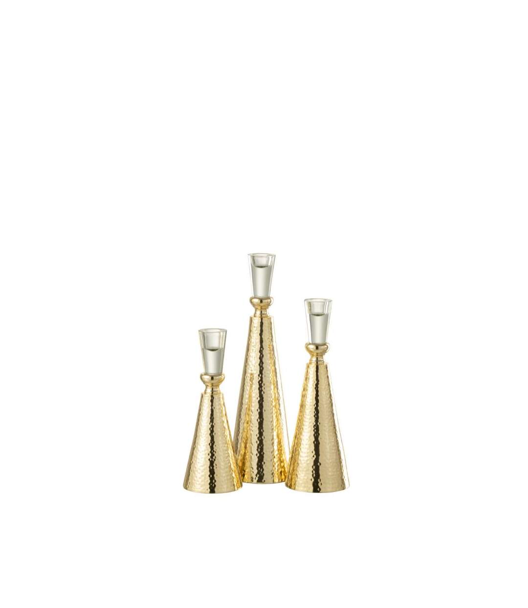 Paris Prix - Chandelier Design Martelé tape 22cm Or