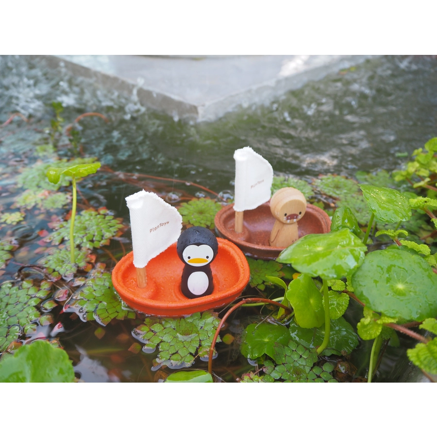 PlanToys Segelboot Pinguin