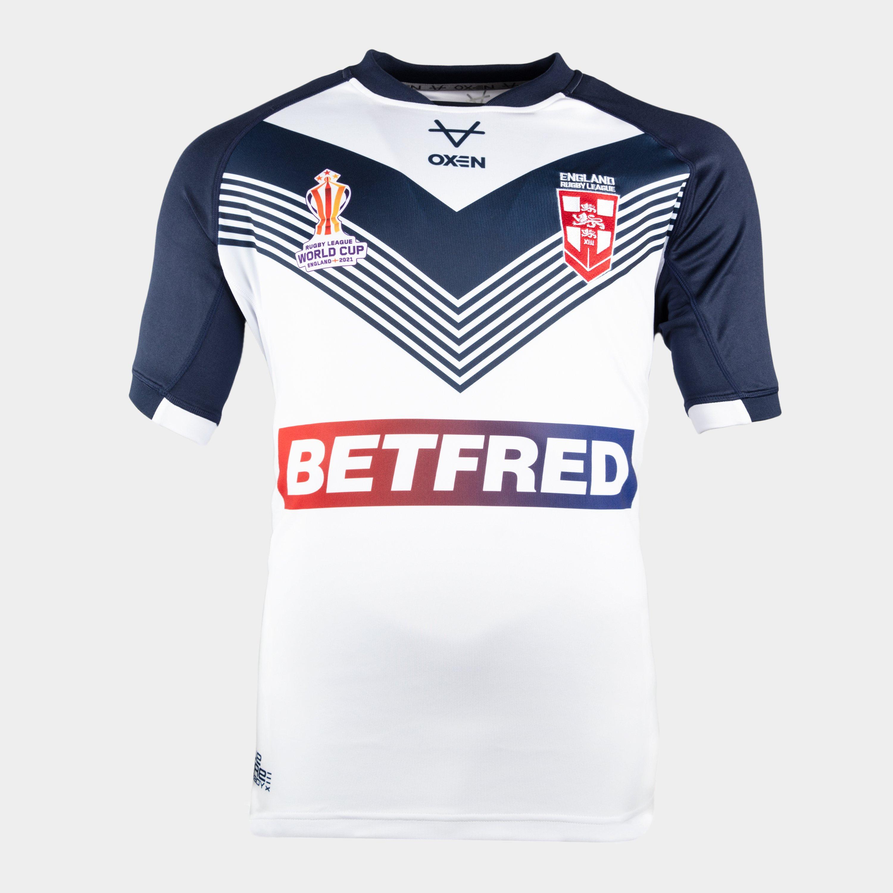 OXEN England World Cup Home Shirt 2022 Mens