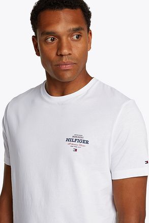 Tommy Hilfiger T-shirt Logo Monotype Wit MW0MW38644-YBR kopen