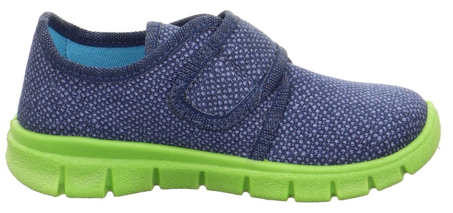 Superfit Hausschuh »BOBBY WMS: M IV«  Klettschuh, Kindergarten Schuh mit Fussball-Stickerei